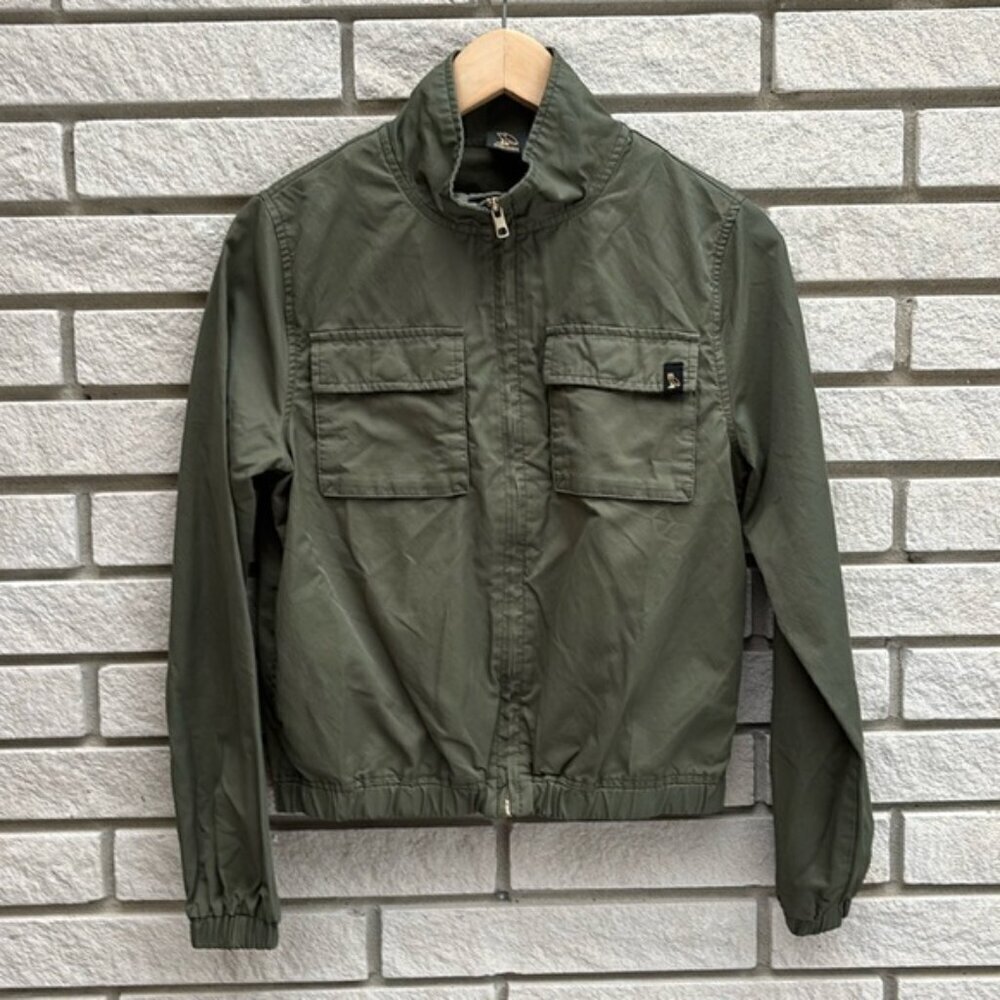 OVO Lightweight Military Bomber Style Jacket Green Sz XS